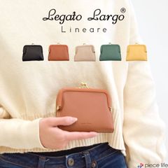 レガートラルゴ 財布 レディース 二つ折り財布 折財布 がま口仕様 小さめ 財布 ミニ財布 コインケース コンパクト 小物 シンプル カジュアル  ブランド Legato Largo Lineare LH-F2062