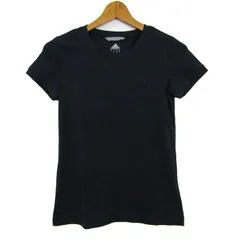 アディダス 半袖Ｔシャツ クライマ365 ストレッチ スポーツウエア トップス 黒 レディース Sサイズ ブラック adidas 【中古】