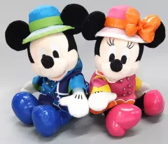 【中古】ぬいぐるみ ミッキー＆ミニー(ハッピーレイニーデイ/グリーティング衣装) ペアぬいぐるみ 「ディズニー」 東京ディズニーリゾート限定