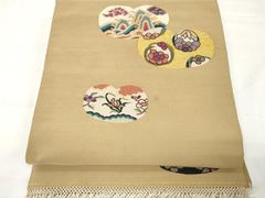 平和屋着物□上質な小紋 絞り 枝花文 正絹 逸品 AAAZ7006gw