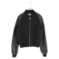 SAINT LAURENT PARIS (サンローランパリ) 13SS エディ期 袖レザー ブルゾンジャケット ブラック 310254 YUM83のサムネイル