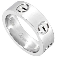 カルティエ Cartier ラブリング リング 指輪 #49 K18WG 7.9g ホワイトゴールド レディース【中古】