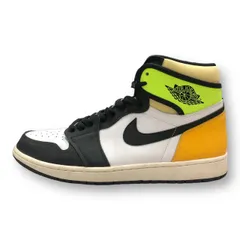 国内正規 NIKE AIR JORDAN 1 RETRO HIGH OG WHITE/VOLT-UNIVERSITY GOLD ナイキ エアジョーダン 1 レトロ ハイ ボルト- ユニバーシティ スニーカー 555088-118 30cm 65697A1