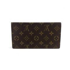 LOUIS VUITTON ルイヴィトン ポルト シェキエ ダブル 二つ折り 札入れ 小切手ケース 長財布 モノグラム ブラウン M62223