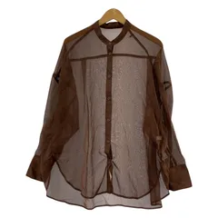 SENSE OF PLACE　センスオブプレイス アーバンリサーチ   シアー長袖シャツ sizeOne/ブラウン