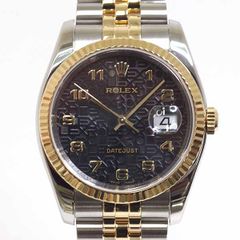 ROLEX ロレックス メンズ腕時計 デイトジャスト 116233 D番 彫りコンピューター文字盤 OH済 仕上げ済【中古】