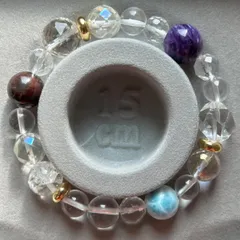 【B080】お買い得🫰大玉3大ヒーリングストーンブレスレット15cm
