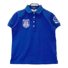 サイズ：1 PEARLY GATES パーリーゲイツ  半袖ポロシャツ ワッペン  ブルー系 [240101436315] ゴルフウェア レディース ストスト