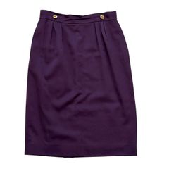Christian Dior クリスチャンディオール アパレル スカート パープル LLサイズ 毛