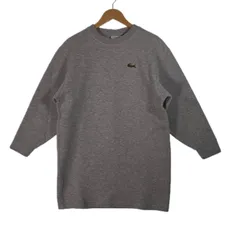 LACOSTE ラコステ ブランドロゴ 秋冬 AW スウェット コットン/ポリエステル グレー ユニセックス 36【古着】【中古】【送料無料】