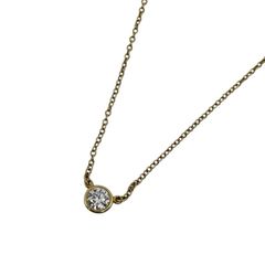ティファニー TIFFANY＆CO バイザヤード ネックレス 750YG ジュエリー