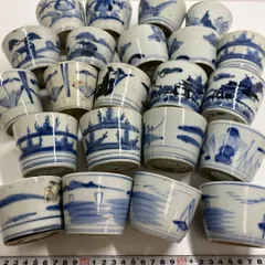 ✨【初期伊万里】　⭐️蕎麦猪口　伊万里焼き　染め付け　骨董 2025年最新】蕎麦猪口 古伊万里の人気アイテム - メルカリ