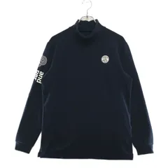 coco 中古 アンパスィ and per se メンズ 長袖シャツ LL 紺 ネイビー モックネック 裏起毛 中古 メンズ アンパスィ and per se 長袖シャツ LL 紺 ネイビー