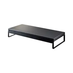リヒトラブ 机上台 引出し付 幅590mm マットブラック A-7338-124 （1点）のサムネイル