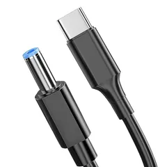 YFFSFDC USB-C PD トリガーケーブル 電源プラグ 充電ケーブル USB-C入力からDC5.5*2.5mm電源 12V 急速充電 PD充電ケーブル用ラップトップノートブック用 PVCの素材のサムネイル