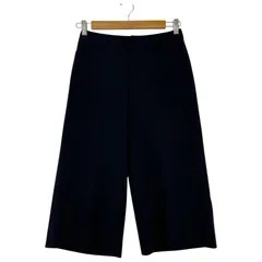 INDIVI インディヴィ  クロップドワイドパンツ size36/ネイビー