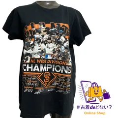 USA古着 2021ナショナルリーグウエストチャンピオン　サンフランシスコジャイアンツ メジャーリーグTシャツ 黒 M ブラックtシャツ　ブラック　サイズM MLB