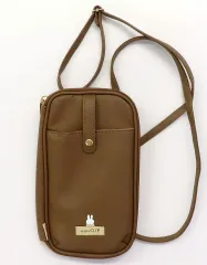 【中古】バッグ ミッフィー 長財布にもなるミニショルダーバッグ 「miffy＆studio CLIP」 BOOK BROWN付録