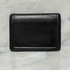 Paul Smith ポールスミス カードケース 二つ折り 本革 レザー ブラック 黒