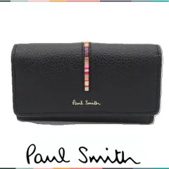 【国内正規品・新品】ポールスミス Paul Smith キーケース インセットマルチストライプ 6連 本革 レザー ps4230