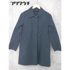 ◇ green label relaxing UNITED ARROWS 長袖 ステンカラー コート サイズ38 ネイビー レディース 【中古】 【1002802128738】