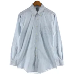 古着 ブルックスブラザーズ Brooks Brothers 346 マルチストライプ 長袖 ボタンダウンストライプシャツ メンズM相当/eaa498477