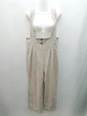 ◇ ⊇ JUNOAH ジュノア オーバーオール サイズL ベージュ レディース E  【1501160014795】のサムネイル
