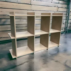パズルボード オープンラック 組み立て式 収納棚 diy MDF-P-08のサムネイル