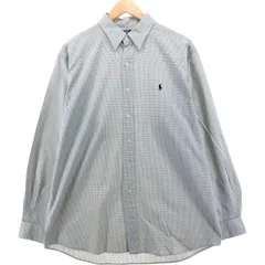 古着 ラルフローレン Ralph Lauren POLO by Ralph Lauren LOWELL SPORT 長袖 コットンチェックシャツ メンズL相当/eaa555111