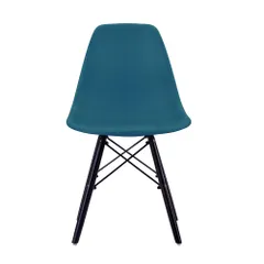 イームズチェア DSW リプロダクト ダークブラウン脚 ダイニングチェア シェル型チェア 木脚 組立式 人間工学設計 北欧風 椅子 樹脂製