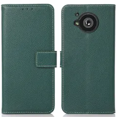 【数量限定】360度保護 人気 肌触り良い 汗や指紋防止 ハンドメイド 便利 シンプルカバー 男女兼用 全面保護 耐衝撃 内蔵マグネット開閉式 横置きスタンド機能 おしゃれ 3枚 大容量 カード収納 高級PUレザー 財布型 グリーン カバー SH-52C R7
