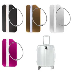 ネームタグ 【4個入り】スーツケース タグ 荷物タグ タグラベルスーツケース 紛失防止、取り外しが簡単、耐摩耗性、旅行、出張に適しています