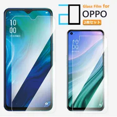 [2F101] 2枚セット｜強化ガラスフィルム OPPO Reno A フィルム オッポ オッポレノ OPPO Reno A RenoARenoA楽天モバイル 2D強化ガラス液晶画面保護フィルム 高光沢 透明 クリア 硬度9H 撥油性 超薄 飛散防止 フィルム