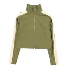 フォクシーニューヨーク FOXEY NEW YORK クロップド トラックジャケット Cropped Track Jacket ジャージ ブルゾン アウター カーキ ピンク 38 レディース のサムネイル