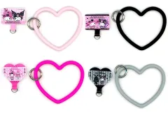 【中古】携帯サプライ 全4種セット スマホハンドストラップ 「Happyくじ My Melody ＆ Kuromi 50th＆20th Anniversaries」 D賞
