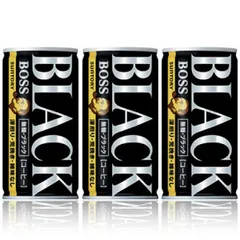 【佐乃屋】「90本」　ボス　無糖　ブラック　缶　185g 　30本　3箱　サントリー　BOSS　コーヒー　缶コーヒー　珈琲のサムネイル