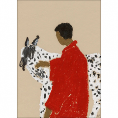 THE POSTER CLUB x Isabelle Vandeplassche | Spotted Horse | 30x40cm アートプリント/アートポスター 北欧 デンマーク