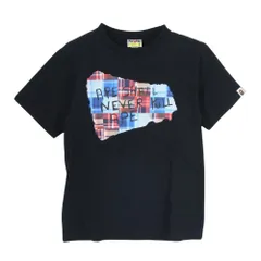 A BATHING APE アベイシングエイプ Ｔシャツ ape shall never kill ape プリント 半袖 Tシャツ ブラック系 S【中古】のサムネイル
