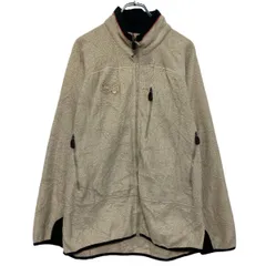 FILA フリース ジャケット フィラ L~ ベージュ アウトドア 古着卸 アメリカ仕入 a609-5732