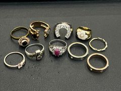 N 値下げ中【アクセまとめ】63 ゴールド シルバー リング おまとめ セット品 ランダム アソート おしゃれ お出かけ かわいい かっこいい ヴィンテージ