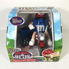 M&M Motorcycle Candy Dispenser w/ box　エムアンドエムズ　ディスペンサー　バイク　ヴィンテージ　アンティーク　アメトイ