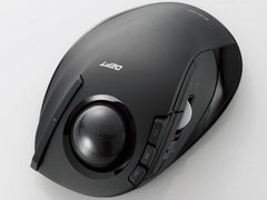 【箱破損有・未使用品】ELECOM M-DT1DRBK[ワイヤレストラックボール（人差し指操作タイプ）]のサムネイル