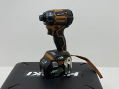 WH36DC訳あり 限定色　グランドキャラメル　インパクトドライバ　中古美品　本体ケース　バッテリー2個付き　インボイス対応領収書OK　平日のみ発送