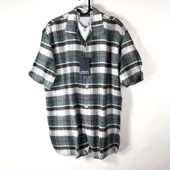 ニコルクラブフォーメン NICOLE CLUB FOR MEN 半袖シャツ チェック グリーン サイズ表記なし 870628のサムネイル