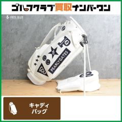 【9.0型 6分割】パーリーゲイツ PEARLY GATES スマイル スタンド式 キャディバッグ ホワイト 9.0型 46インチ対応 6分割 キャディーバッグ