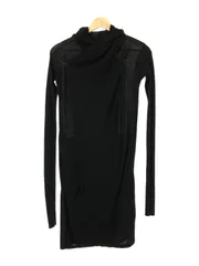 Rick Owens リックオウエンス 13SS ハイゲージコットンニットロングカーディガン ブラック XSのサムネイル