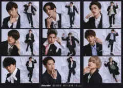 【中古】キャラカード Snow Man A3オリジナルデータシート(A) 「CD KISSIN’ MY LIPS/Stories 初回盤A」 購入特典