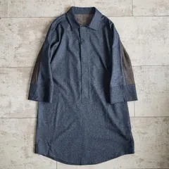 レリアン Leilian ☆ バイカラー 長袖 ワンピース イタリア製 11