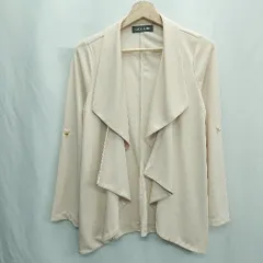 ◇ ⊂ CECIL McBEE セシルマクビー 長袖 ジャケット サイズM ベージュ レディース E  【1412090046308】