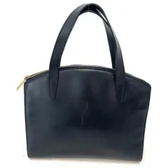 オールドグッチ レザー トートバッグ 肩掛け可 黒 フォーマル 冠婚葬祭